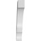Ekena Millwork 3 1/2-in. W x 20-in. D x 24-in. H Balboa Architectural Grade PVC Knee Brace BRCP035X20X24BOA - alternate 6